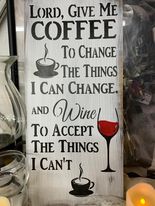 Lord, Give Me Coffee Sign