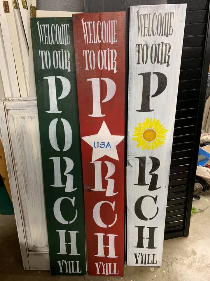 welcome to our porch