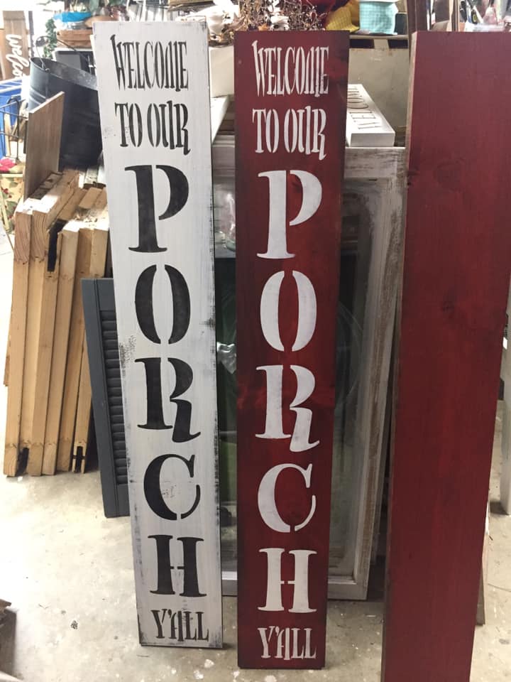 welcome to our porch