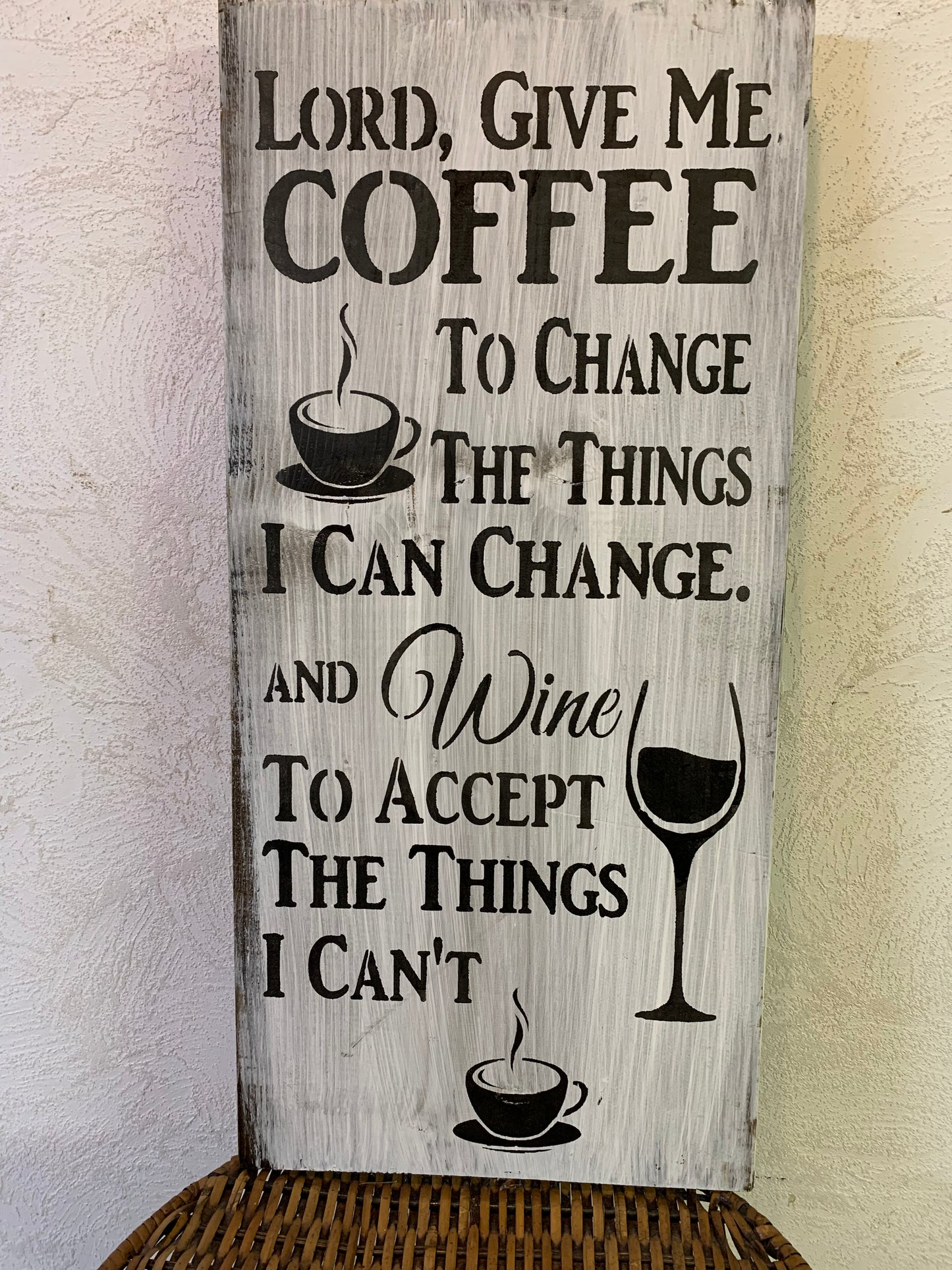 Lord, Give Me Coffee Sign