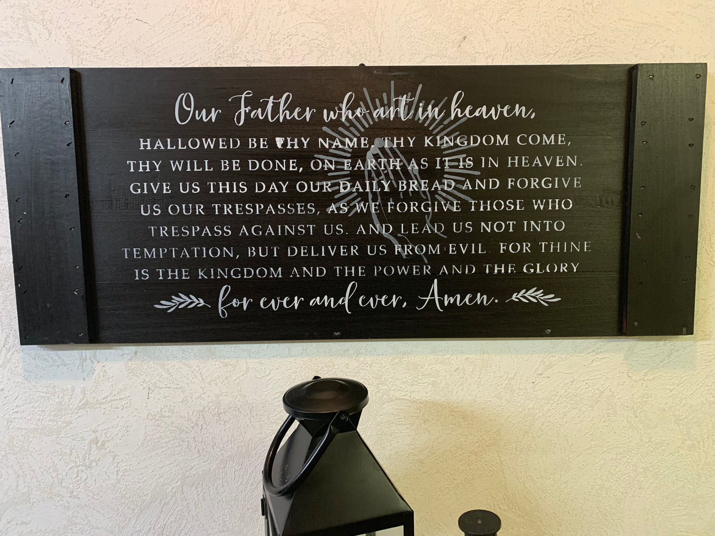 Lords Prayer With Praying Hands