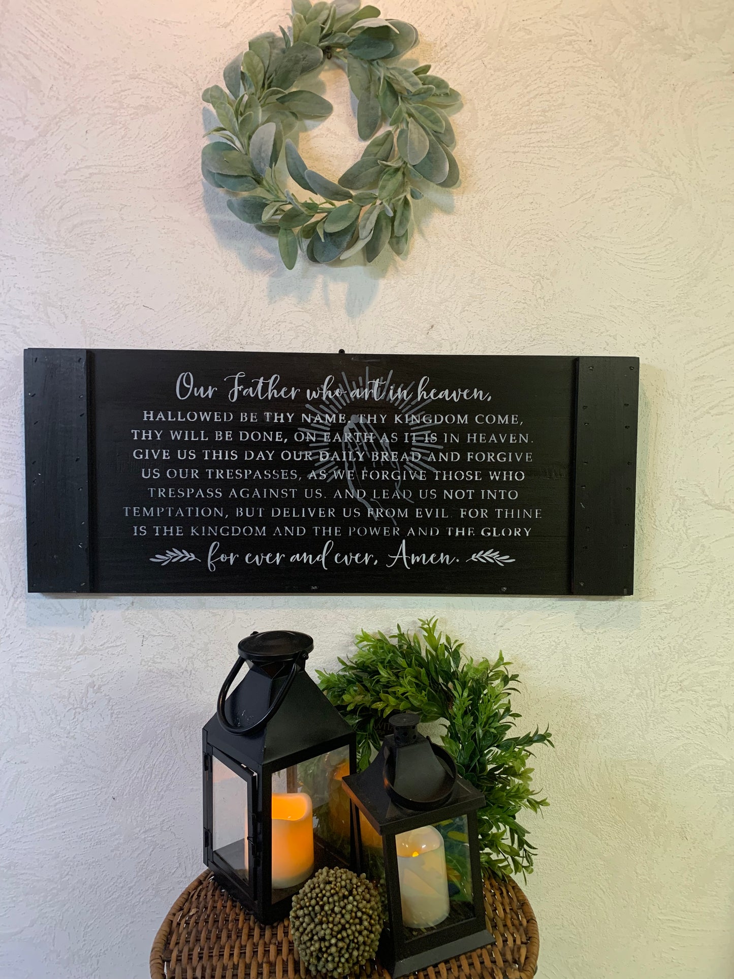Lords Prayer With Praying Hands
