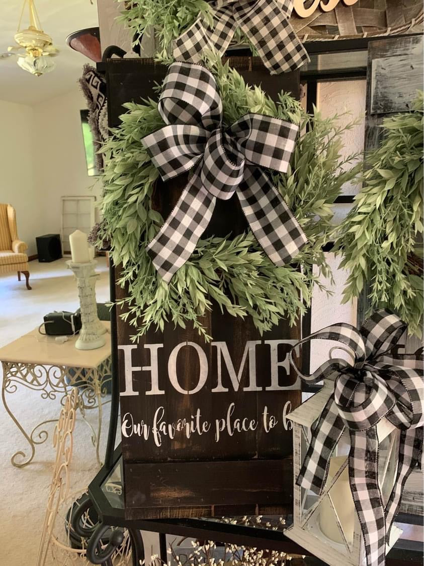 Home is our favorite place with wreath