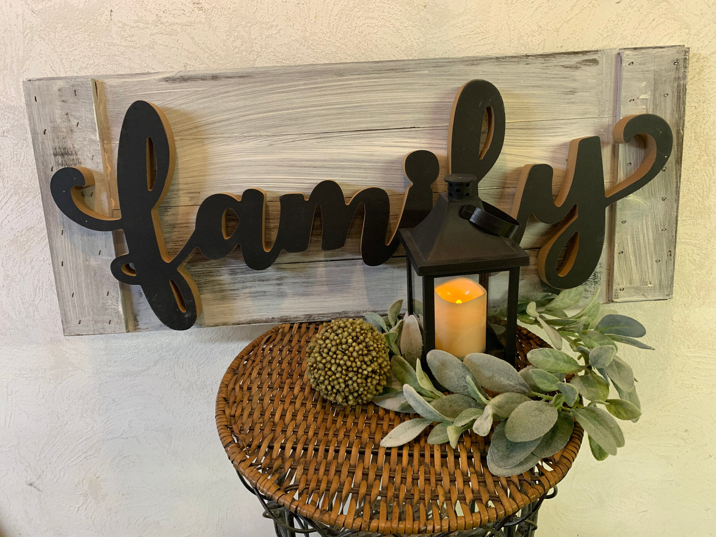 Wood Family Sign