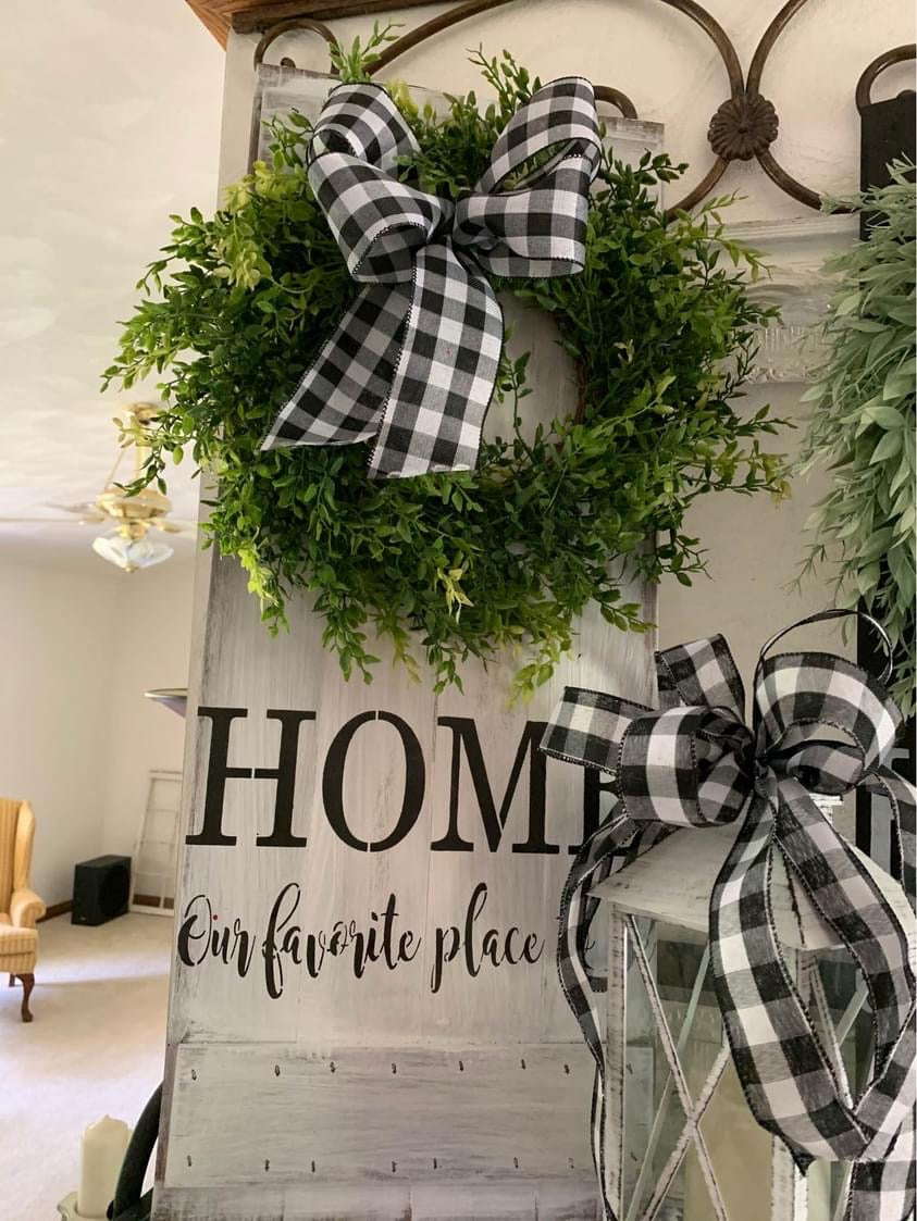 Home is our favorite place with wreath
