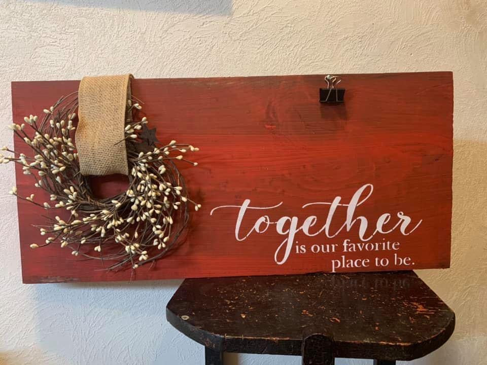 Together is our Favorite Place To Be
