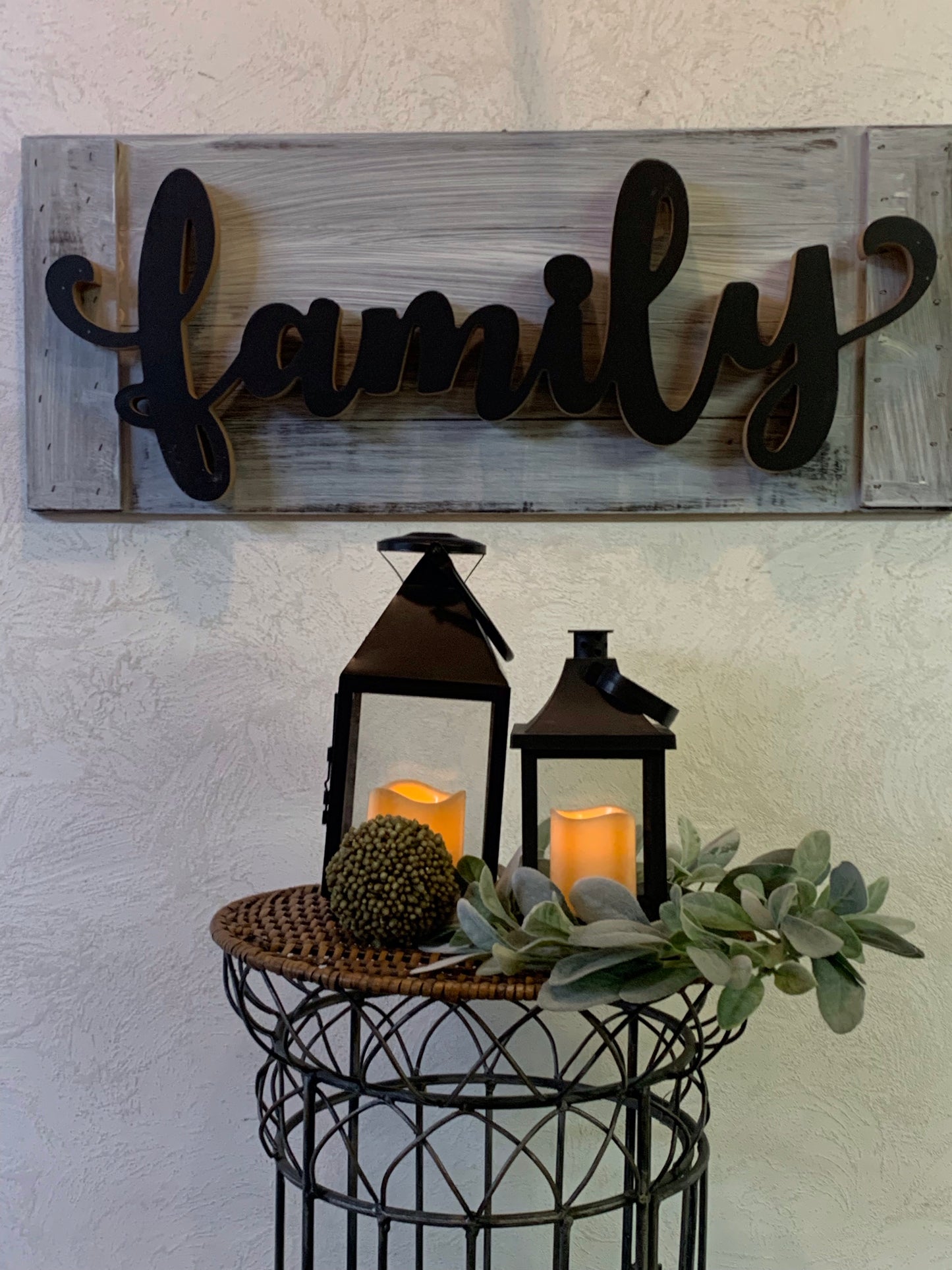 Wood Family Sign