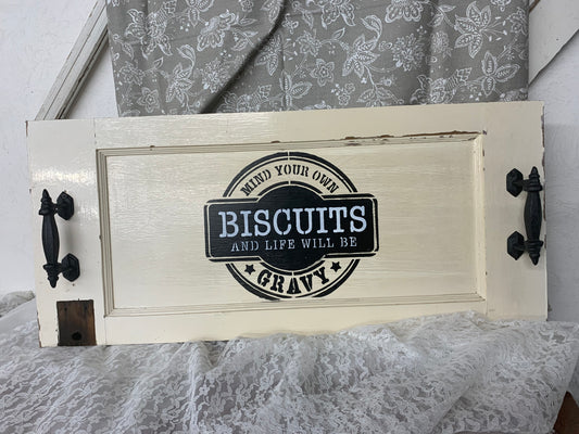 Mind Your Bicuits Tray
