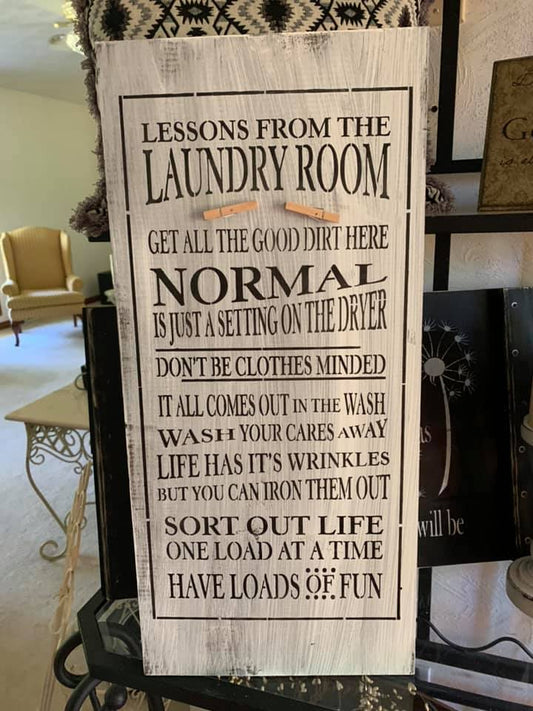 Laundry Room Lessons