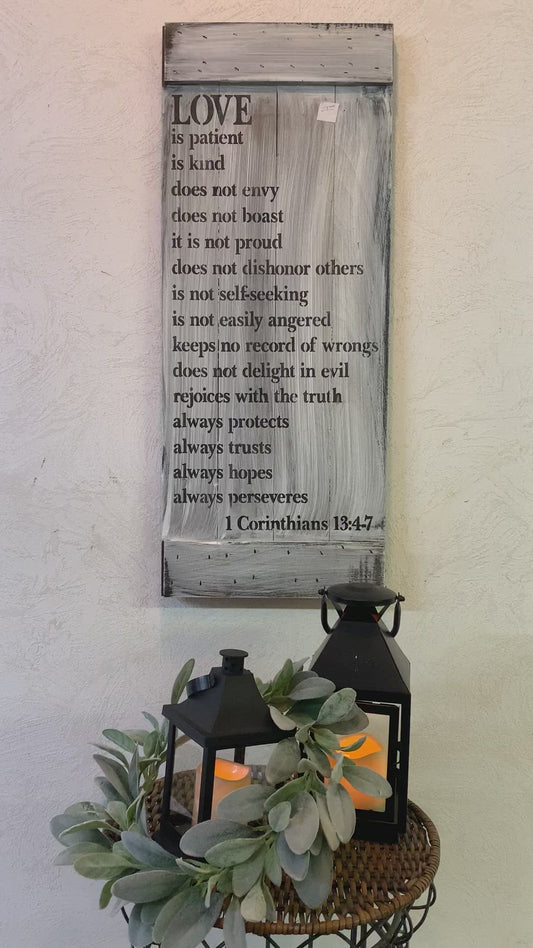 Love 1Corinthians13:4-7