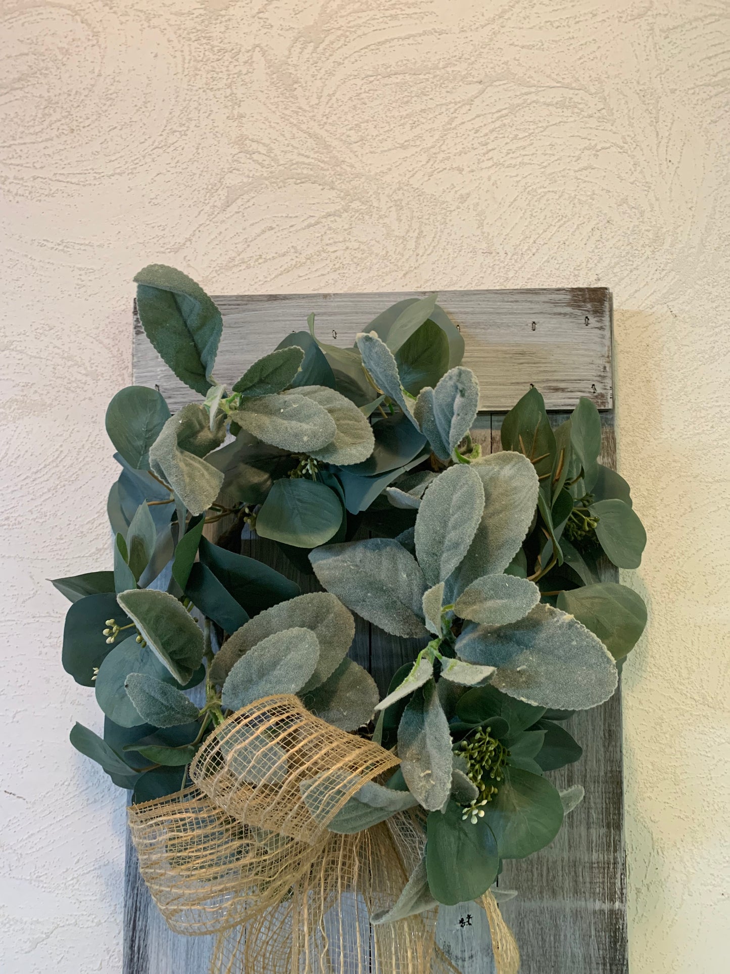 Home Favorite/Lambs ear wreath