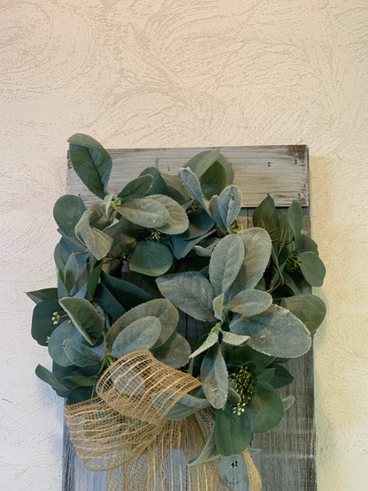 Home Favorite/Lambs ear wreath