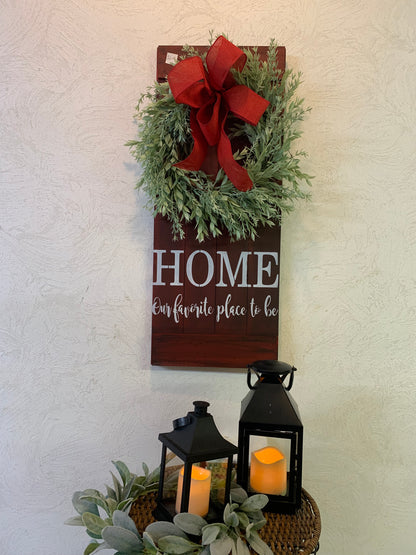 Home Favorite/Lambs ear wreath