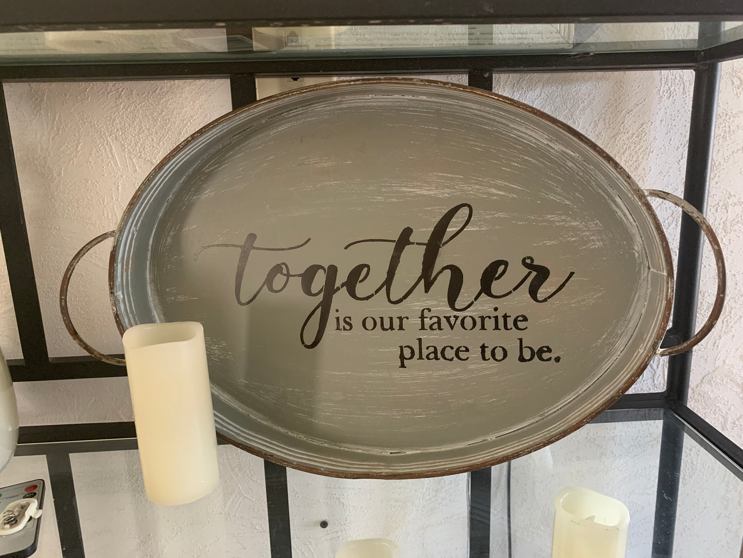 Together is Our Favorite Place to Be Tray